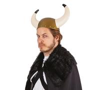 P'TIT CLOWN - Casque de Viking Adulte - Accessoire de Déguisement - Parfait pour Compléter votre Costume pour Carnaval, Fêtes Costumées et Évènements à Thème (Multicolore)