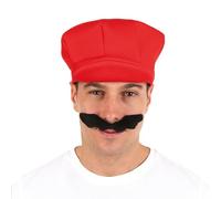 Accessoire de déguisement avec casquette de plombier rouge adulte (x1) REF/22862 rouge
