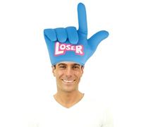 P'TIT CLOWN - Chapeau Humoristique, Drôle - Accessoire de Déguisement Adulte - Pour Carnaval, Fêtes à Thèmes, Cosplay - Multicolore - Adulte - Unisexe (Chapeau main looser)