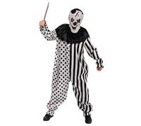 P'tit Clown Costume arlequin horreur - adulte (S-M)