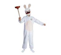 Costume enfant en Lapins Crétins™ de 10/12 ans (x1) REF/44440 ptit clown blanc