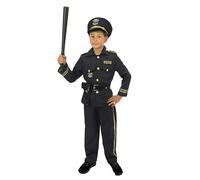 P'TIT CLOWN - Costume Policier Enfant - Déguisement Parfait pour Carnaval, Fêtes Costumées et Évènements à Thème (10-12 ans)