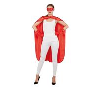 P'TIT CLOWN - Costume Super-Héros - Déguisement pour Adulte - Parfait pour Carnaval, Fêtes Costumées et Évènements à Thème - Taille Unique (Rouge)