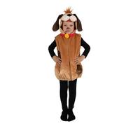 P'TIT CLOWN - Déguisement Animal Enfant - Parfait pour Carnaval, Fêtes Costumées et Évènements à Thème (Chien, 5-6 ans)