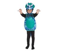 P'TIT CLOWN - Déguisement Animal Enfant - Parfait pour Carnaval, Fêtes Costumées et Évènements à Thème (Triceratops, 5-6 ans)