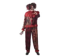 P'tit Clown - DÉGUISEMENT Clown Tueur DIABOLIQUE Homme - Se Déguiser, Cosplay pour Halloween - Thème(s) : Clown/Ensanglanté - Taille L
