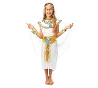 P'TIT CLOWN - Déguisement Egyptien Enfant Parfait pour Carnaval, Anniversaire, Fêtes Costumées et Évènements à Thème (Costume Égyptienne, 5-6 ans)
