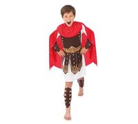 P'TIT CLOWN - Déguisement Gladiateur Enfant - Costume Centurion Romain - Tenue Guerrier - Carnaval, Anniversaire, Cosplay, Fête Costumée, Halloween (10/12 ans)