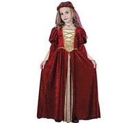 P'tit Clown Déguisement Princesse Médiévale Fille Rouge G