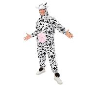 P'TIT CLOWN - Déguisement Vache - Costume pour Adulte - Parfait pour Carnaval, Fêtes Costumées et Évènements à Thème (L-XL)
