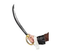 P'tit Clown - Épée Factice - Accessoire Déguisement Légionnaire, Soldat, Gladiateur, Chevalier - pour Carnaval, Halloween, Cosplay, Fêtes à Thèmes - Plastique (Noir, 68 cm)