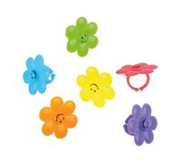 P'TIT CLOWN - Jouet Pinata Enfant - Modèle, Couleur Aléatoire - Parfait pour Anniversaires (Bague Fleur - x6)