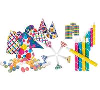 P'tit Clown- Kit cotillons, 36388, Multicolore 17 ans to 99 ans