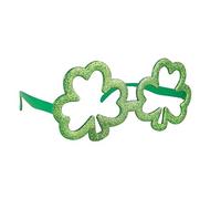 P'TIT CLOWN - Lunettes Saint Patrick - Accessoire de Déguisement parfait pour les Évènements sur le Thème de l'Irlande - Adulte - Vert (Lunettes trèfles)