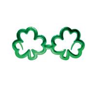 P'TIT CLOWN - Lunettes Saint Patrick - Accessoire de Déguisement parfait pour les Évènements sur le Thème de l'Irlande - Adulte - Vert (Lunettes trèfles)