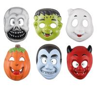 P'tit Clown MASQUE ENFANT HALLOWEEN - Accessoire de déguisement - Cosplay pour Halloween - Thême(s) : Citrouille/Squelette/Diable/Fantôme