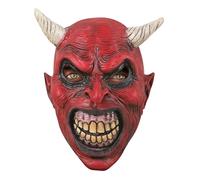 P'tit Clown Masque intégral en latex pour adulte, parfait pour Halloween (Diable)