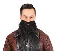 P'TIT CLOWN - Moustache et Barbe Raide de Déguisement - Adhésives - Faciles à Coller