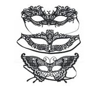P'tit Clown Re16116, Loup Tissu Dentelle Noir (X1)