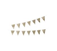 P'tit Clown re22600 - Guirlande Fanions pailletés Or