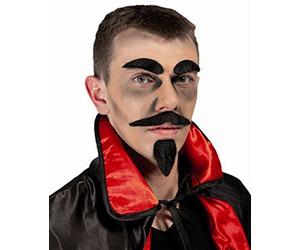 P'TIT Clown re89222 - Set Moustache, barbichette et sourcils de diable