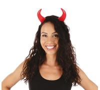 P'TIT CLOWN - 51306 - Serre-tête de Diable - Accessoire de Déguisement - Pour Carnaval, Fêtes à Thèmes, Halloween, La Grande Boucle, Nouvel An, St Valentin, Cosplay, Manga, EVG, EVJF - Adulte