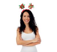 P'TIT CLOWN - Serre-tête Noël Adulte - Bandeau de Noel - Renne, Guirlande, Flocons de Neige, Bonhomme Pain d'Épices - Accessoire Déguisement Fête Christmas, Xmas (Cadeaux de Noël)