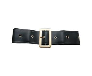 P'tit Clown Simili cuir-noir-150 cm Ceinture, Noir, 150 cm Mixte