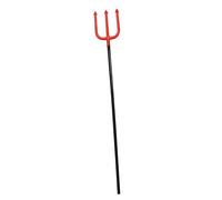 P'tit Clown - Trident Diable - 55 cm - Devil Fork - Fourche Rouge en Plastique - Accessoire Déguisement Halloween, Cosplay, Fêtes Costumées, Soirées à Thème, Carnaval et Décorations