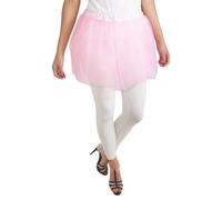 P'tit Clown - Tutu Adulte en Tulle - H. 40 cm - Taille Unique (FR/ES, Alpha/Lettres, Taille Unique, Taille Normale, Taille Normale, Rose pâle)