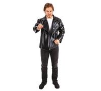 P'TIT CLOWN - Veste Perfecto - Adulte - Parfaite pour Compléter votre Déguisement pour Carnaval, Fêtes Costumées et Évènements à Thème - Noir