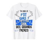 P'tit Gars Cool Humour Français Cadeau Grand Frère Rigolo T-Shirt
