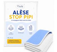 P'tit lit - Alèse Bébé Stop Pipi | Imperméable Ultra Absorbante | Protège Matelas Silencieux - Lavable à 90°C - pour Tout Type de Couchage