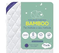 P'tit Lit - Matelas Bébé Bamboo - 60x120 cm - Viscose Douce et Absorbante - Sans traitement chimique - Déhoussable - Oeko Tex® - Fabrication Française - Ep. 10 cm