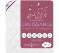 P'tit Lit - Matelas Bébé Croissance - 60x120 cm - Évolutif : 1 face Mémoire de Forme (-9 mois) / 1 face Mousse 23kg/m3 (+ 9 mois) - Anti acarien - Déhoussable - Oeko Tex® - Fabrication Française