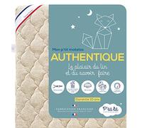 Matelas bébé sans traitement déhoussable AUTHENTIQUE 70x140