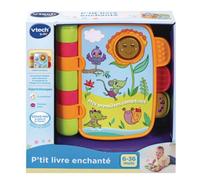 VTech - P'tit Livre Enchanté - Mes Premières Comptines, Livre Enfant Parlant Et Musical Dès 6 Mois - Contenu en Français