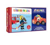 Orianne Lallemand – P'tit loup : À la découverte des pompiers – Cartonné – Album jeunesse