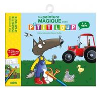 P'tit loup - ma pochette de peintures magiques - a la ferme