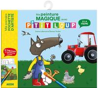 Auzou Pochette de peintures magiques – P'tit loup – À la ferme