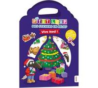 Orianne Lallemand – Mes stickers en relief P'tit Loup: Vive Noël – 30 autocollants – Broché