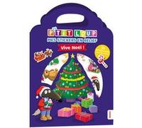 Orianne Lallemand – Mes stickers en relief P'tit Loup: Vive Noël – 30 autocollants – Broché