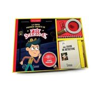 P'tit Sherlock - La Première Super Enquête De P'tit Sherlock - Coffret Avec Un Roman, Une Loupe Magique, Une Roue De Décodage, Un Super Guide De Détective Et Un Carnet D'enquêteur