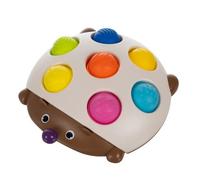 PTIT'GÉNIE.- Jouet Sensoriel Bébé Hérisson Pop It - Jouet d’Éveil avec Bulles à Presser Colorées - Jeu Éducatif Montessori pour Enfants - Développement Sensoriel et Motricité - 16x15,5x5,5 cm
