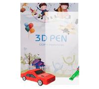 PTIT'GÉNIE - Livre de Modèles pour Stylo 3D - 40 Designs Uniques avec Plexiglas Transparent - Stimule la Créativité, Divertissement et Relaxation