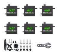 PTK 6820 MG All-Metal Gear 20kg High-Speed Large-Torque servo Motor RC Car Model Fixed-Wing U300 (6pcs)