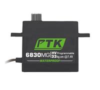 PTK 6830 MG 30kg High-Pressure High-Torque 180° RC Car Hohua Leihu TRX4 Steering Gear 1/12 (1pcs)