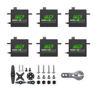 PTK 6830 MG 30kg High-Pressure High-Torque 180° RC Car Hohua Leihu TRX4 Steering Gear 1/12 (6pcs)