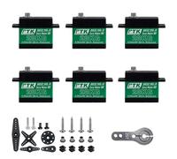 PTK 8832 MG-D 28kg Metal Digital Servo with High Torque and High Voltage (8.4V) for Model Aircraft, Car Models (6pcs)