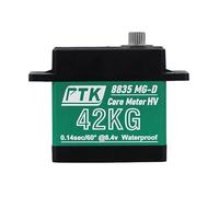 PTK 8835 MG-D All-Metal Gear CNC Aluminum Case High-Torque Vehicle Model servo Motor Fixed-Wing Robot 180° (1pcs)